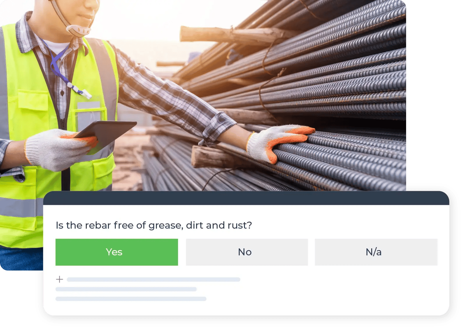 Checklists in construction