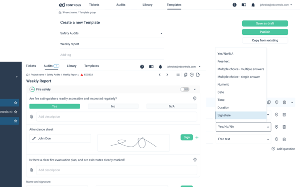 Meer flexibiliteit in het toevoegen van handtekeningen aan een Audit - en