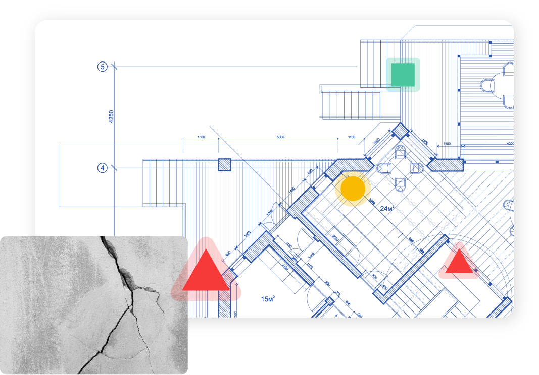 Tickets geplot op locatie